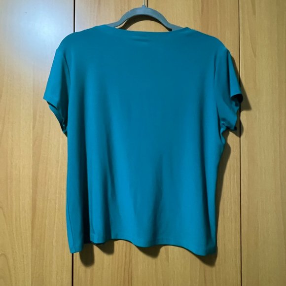 Teal Stretchy Boxy T-Shirt - Picture 2 of 2